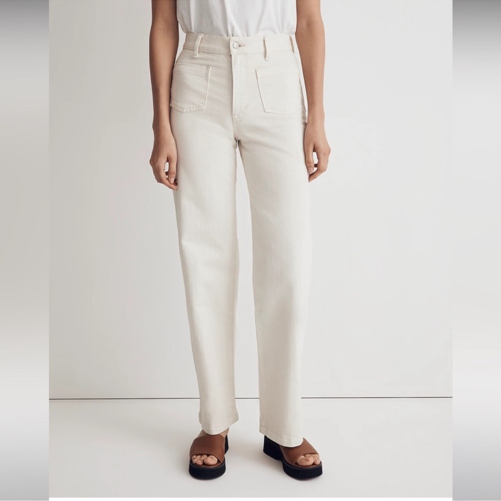 Madewell NWT The Perfect Vintage Wide-Leg Jeans High Rise Size 29